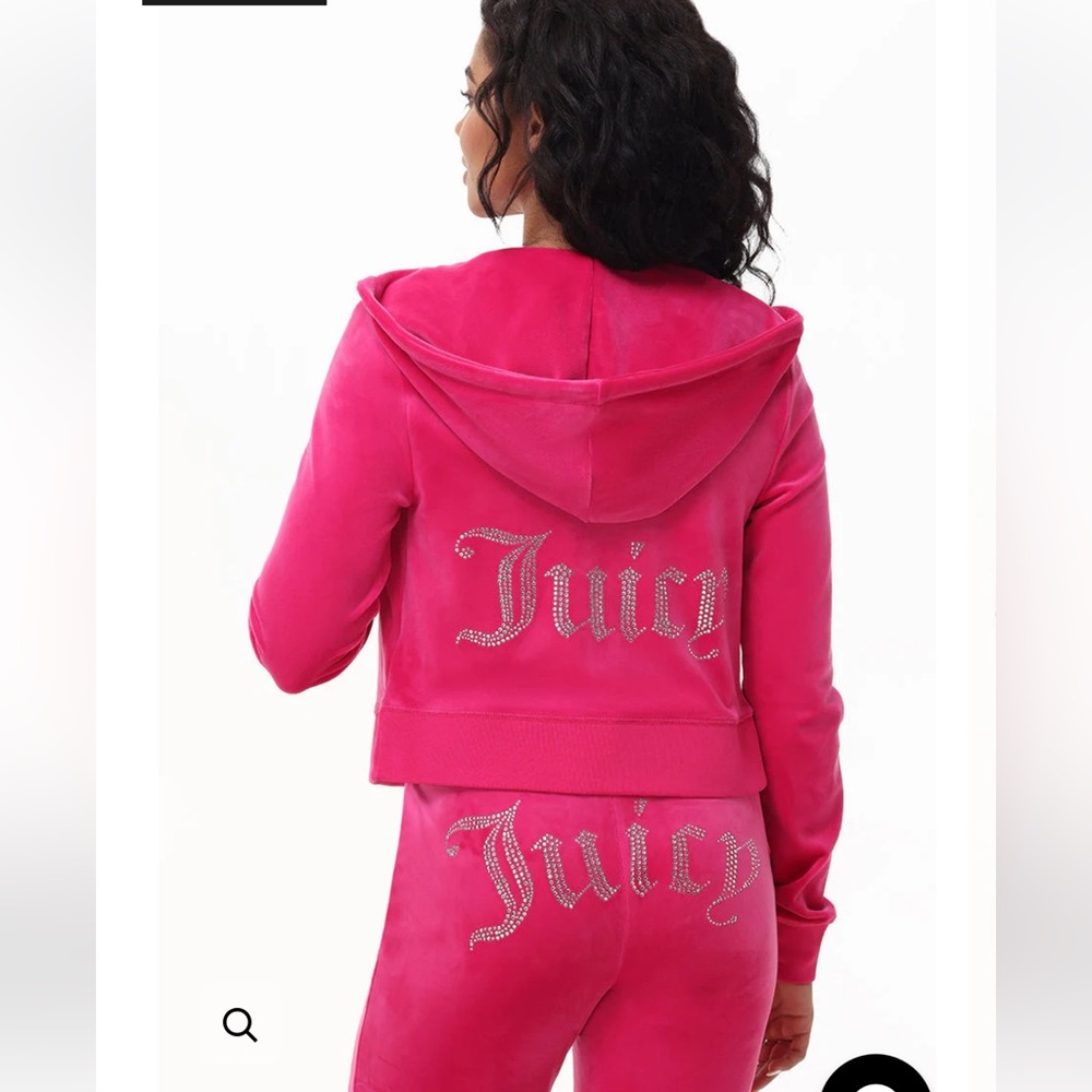 NWT Women’s Juicy Couture Vixen Pink Velour Tracksuit
